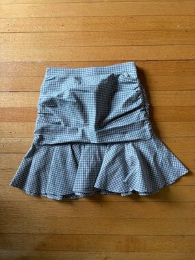 Veronica Beard Gingham Skirt 2